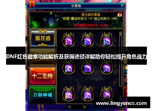 DNF红色徽章功能解析及获得途径详解助你轻松提升角色战力
